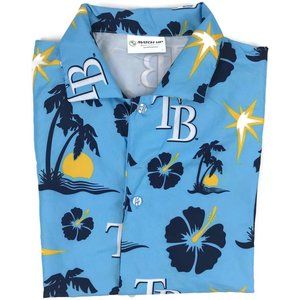 Tampa Bay Rays Hawaiian Shirt Men's Size Large MLB